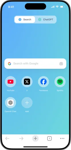 Phone with ChromS Browser